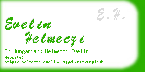 evelin helmeczi business card